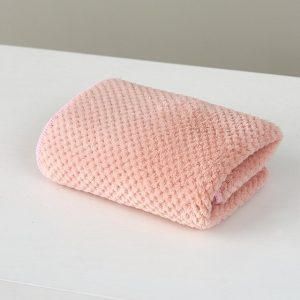 34x75cm Microfiber Quick-Dry Soft Pink Bath Towel