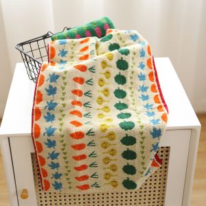 70x140cm Cute Vegetable Super Absorbent Pure Cotton Bath Towel