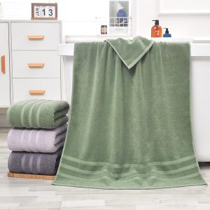 100% Cotton Extra Large Luxury Highly Absorbent Green Bath Towel